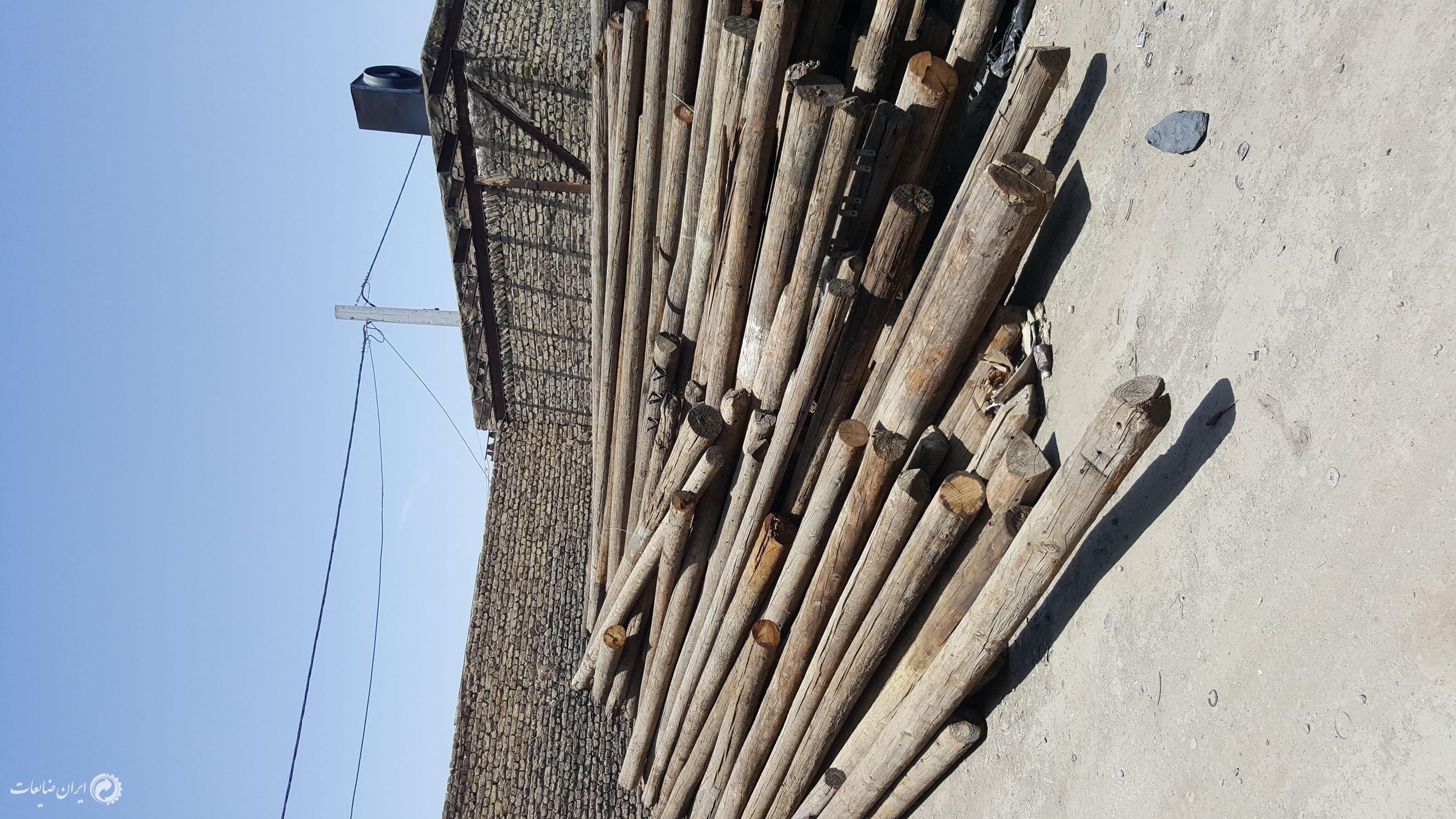 فروش تیر برق چوبی