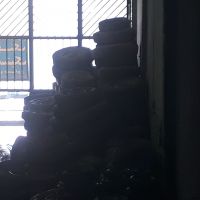 ۵۰تن لاستیک ضایعاتی درماه بزرگ وکوچک