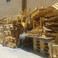 فروش ویژه ضایعات پالت چوبی سالم وشکسته