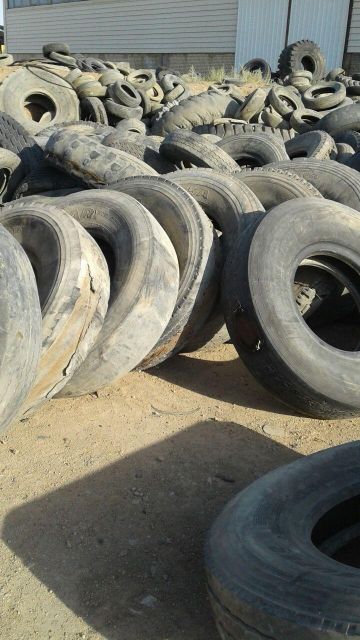 فروش ضایعات لاستیک ماشینهای سنگین