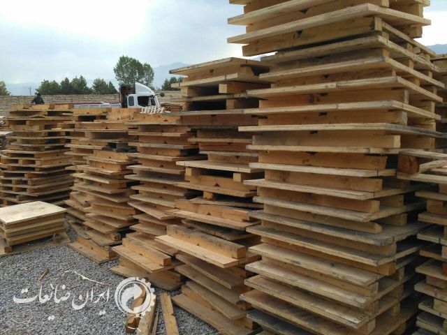 پالت چوبی سالم در اندازه 70*90 به تعداد