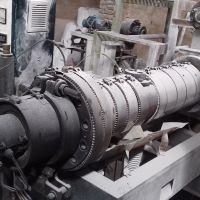 دستگاه گرانول ساز pvcخشک دو ماردون