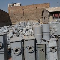 حدود صد تن کنتور آهنی گاز