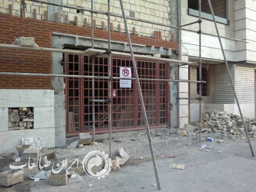 درب پارکینگ در حد نو
