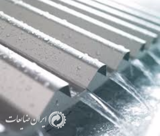 2500 متر ورق گالوانیزه ذوزنقه دست دوم