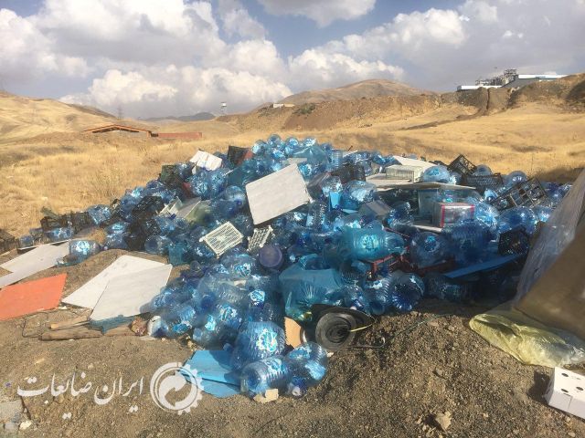 ضایعات پلاستیکی مجتمع پتروشیمی کردستان