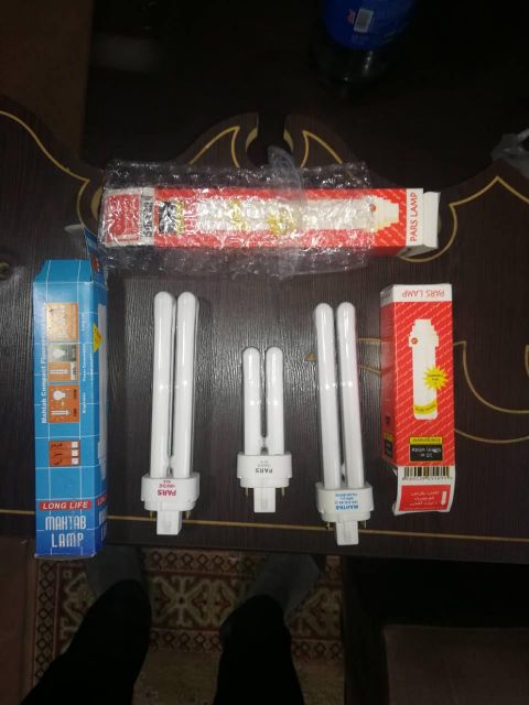 فروش 12هزار لامپ کم مصرف نو با قیمت عالی