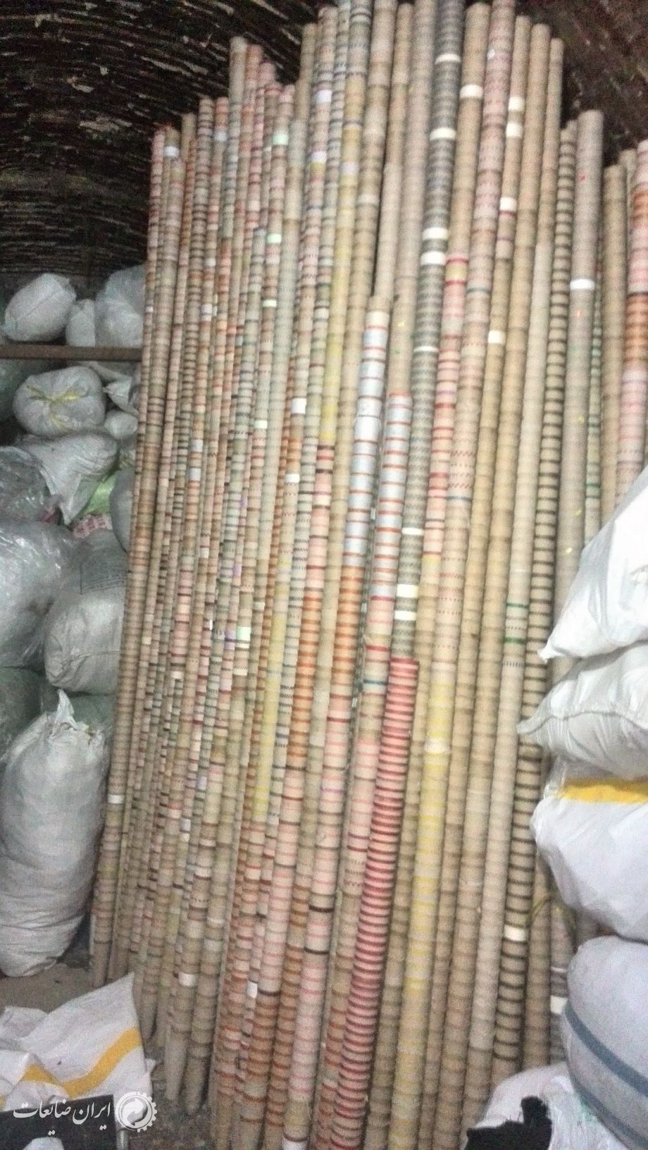 خرید انواع ضایعات بافندگی دوک پلاستیکی و