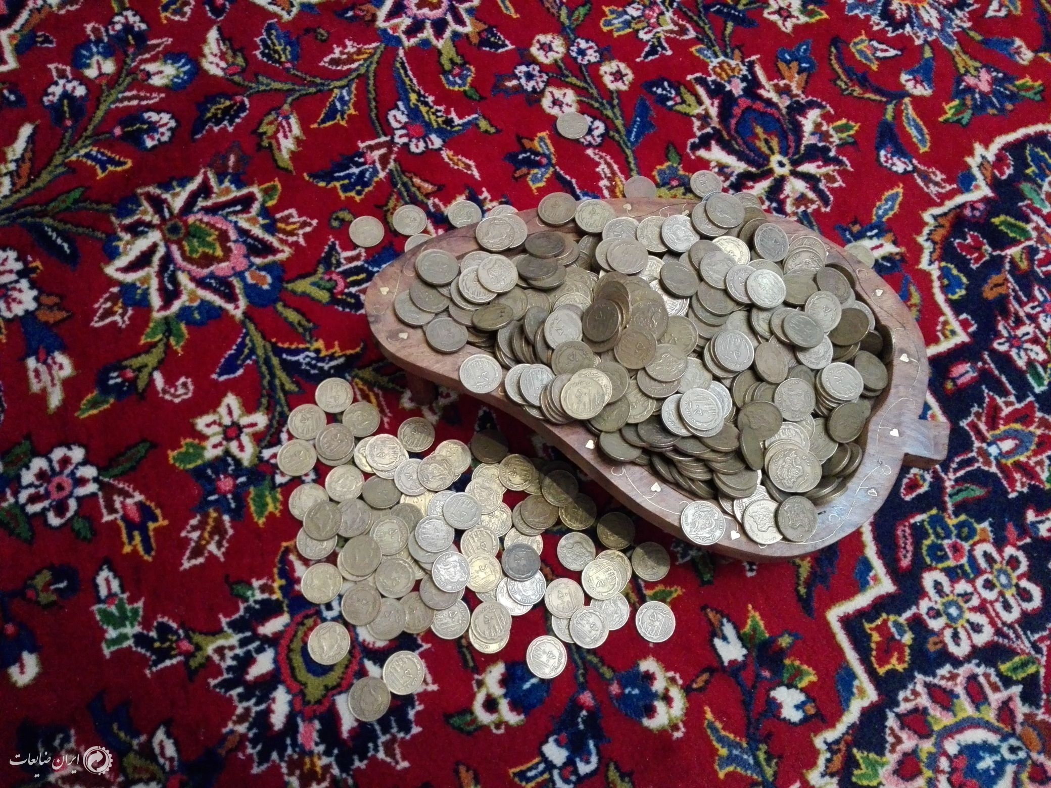 سکه مسی 5 تومانی قدیمی