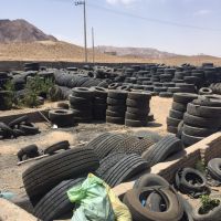 فروش ضایعات لاستیک سنگین سیمی