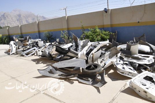 مزایده ضایعات بازیافتی اتومبیل های تصادفی