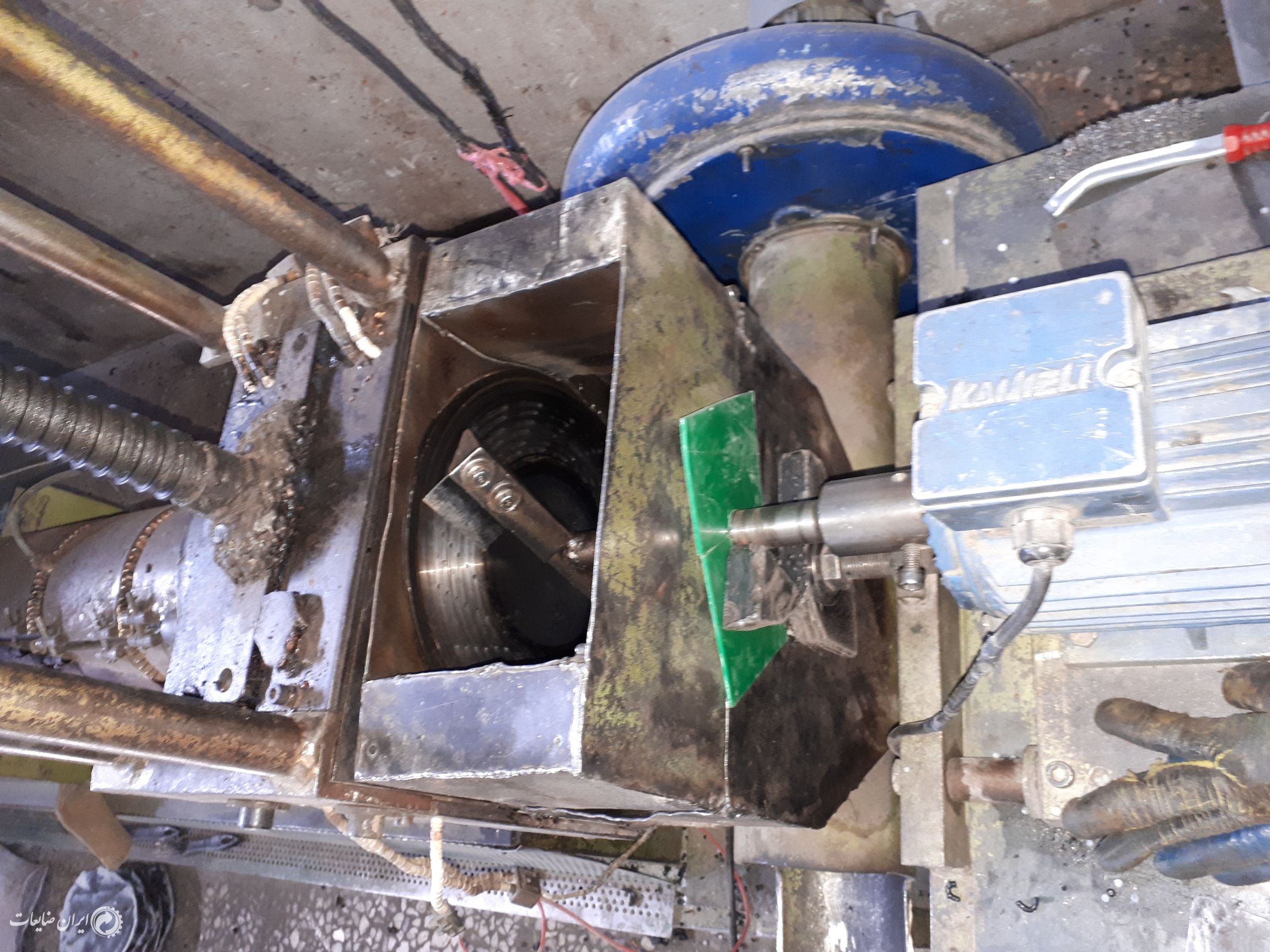 یک دستگاه گرانول عدسی هوا خنک