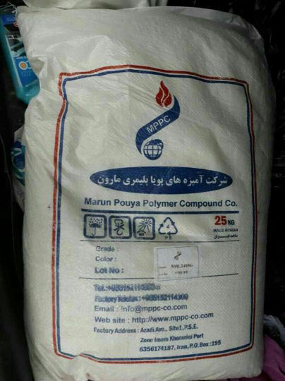 فروش مواد نو  پلاستیک بیرنگ مایل به شیری با 20% کربنات گرید 1