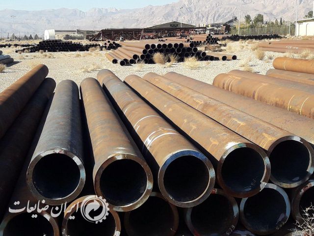 2000 تن لوله فولادی بدون درز