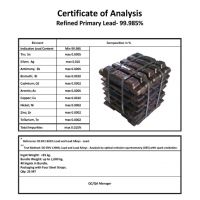 فروش شمش سرب نرم 99.985%
