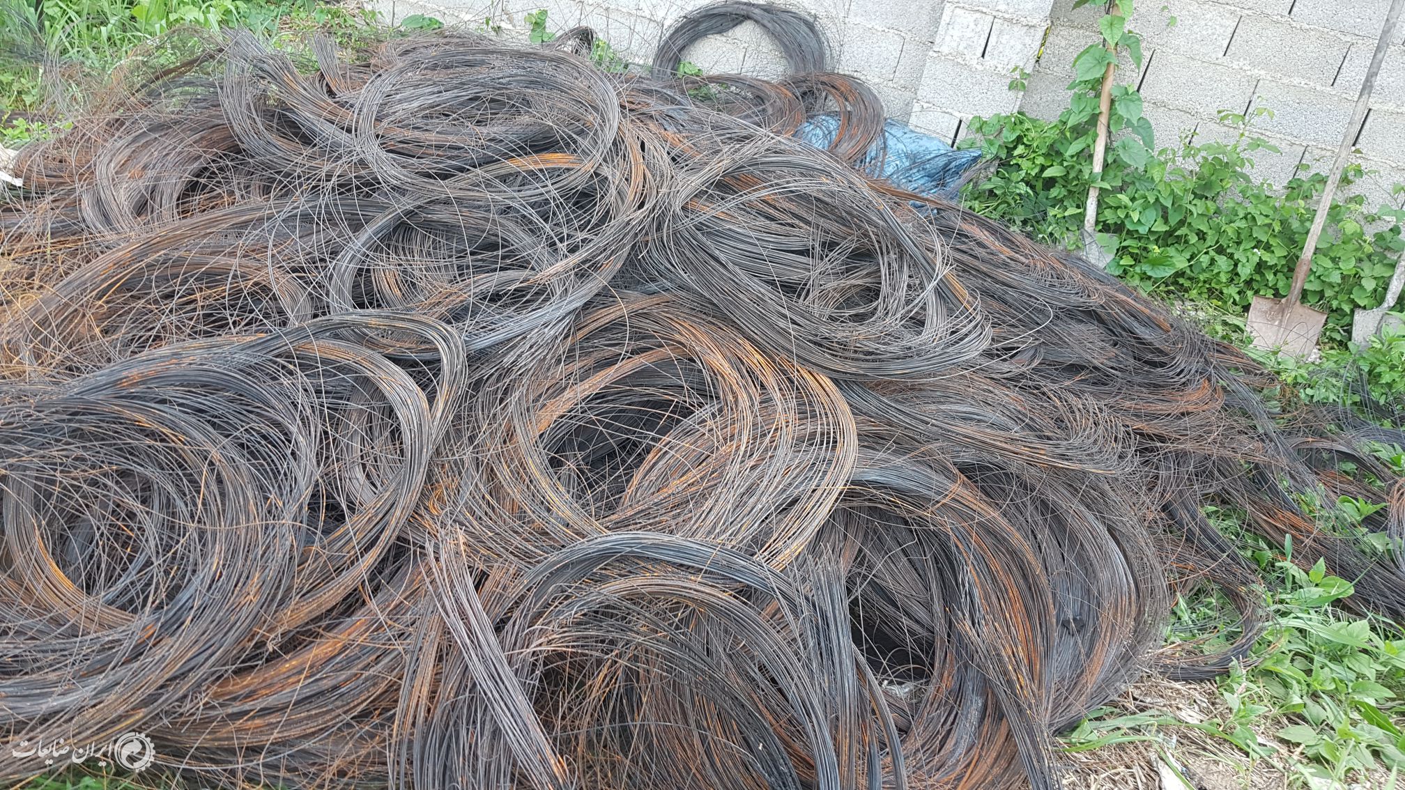 سیم لاستیک سوخته