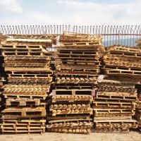 پالت چوبی در سایز متفاوت سالم