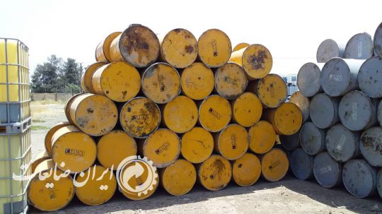 فروش بشکه 220 فلزی درب باز درب دار