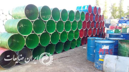 فروش بشکه 220 فلزی درب باز درب دار