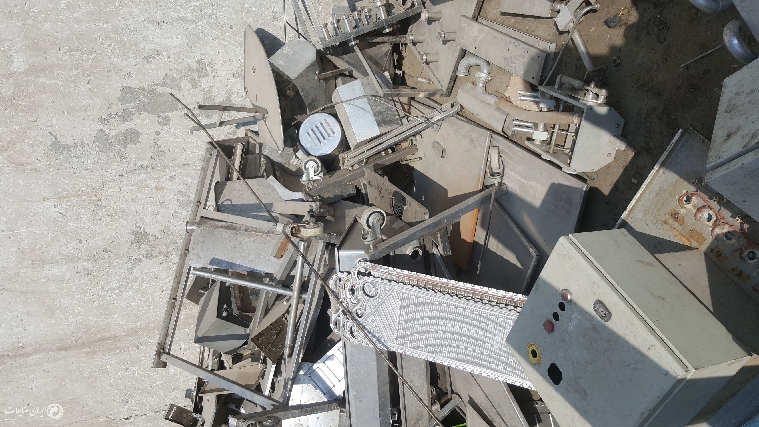 استیل کارخونه بستنی