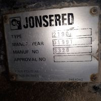 فروش جرثقیل 10 تن چپقی jonsered سوئدی