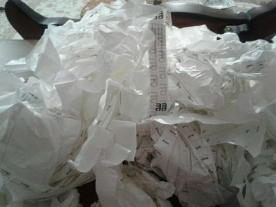 ضایعات کاغذ سفید