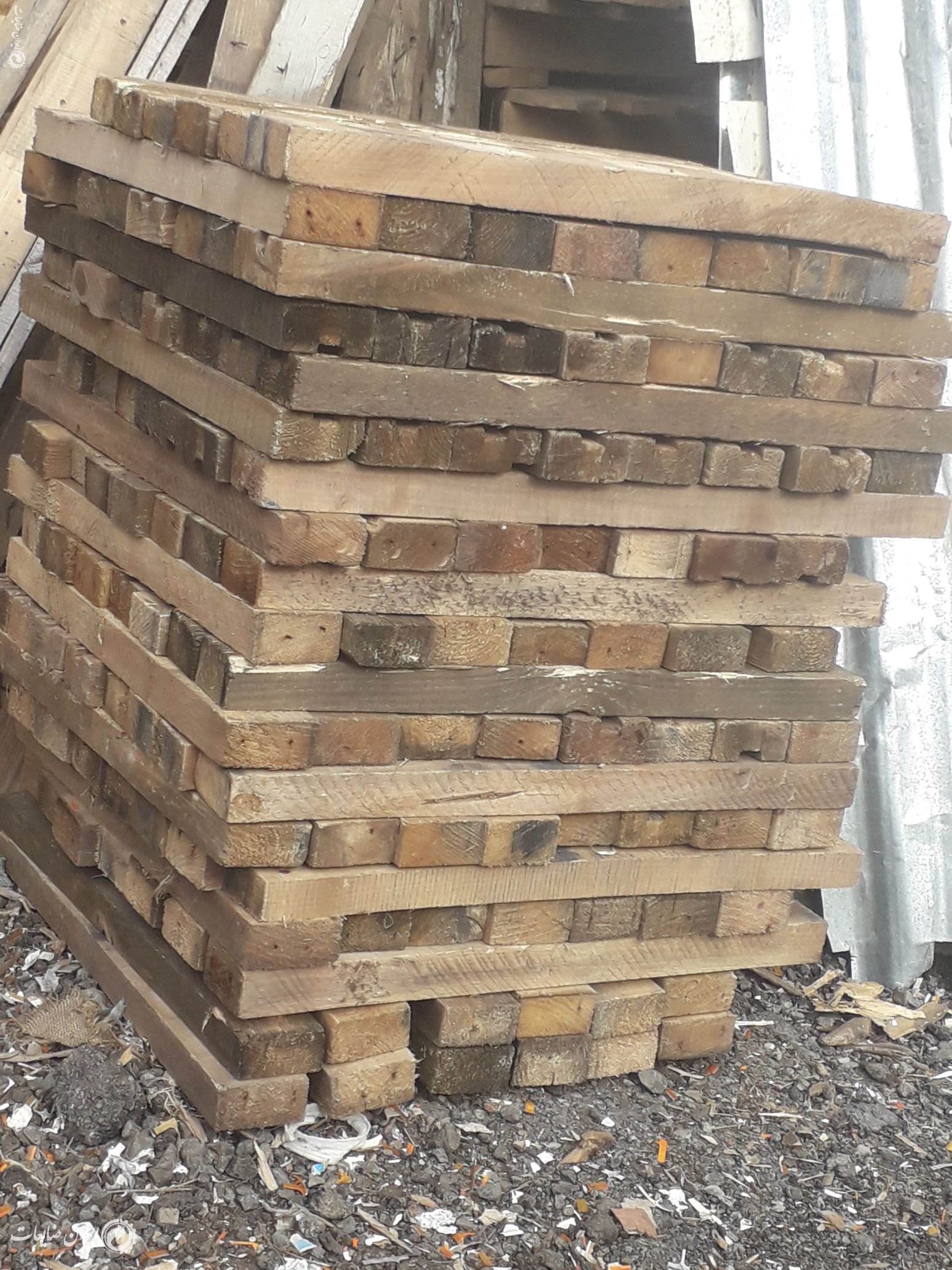 چوب نیم متری ضخامت دو و نیم سانت