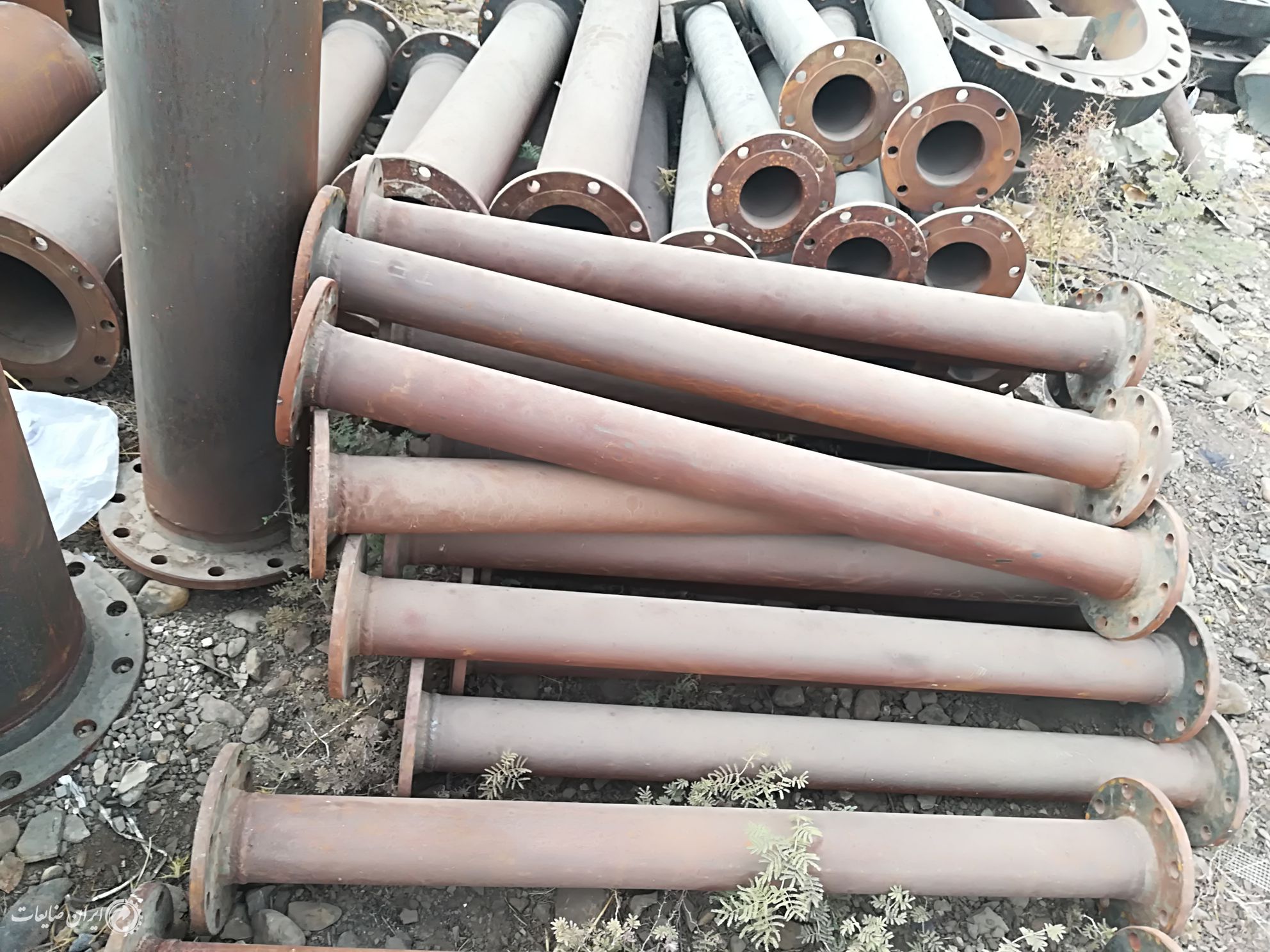 لوله1متری دو سر فلنج