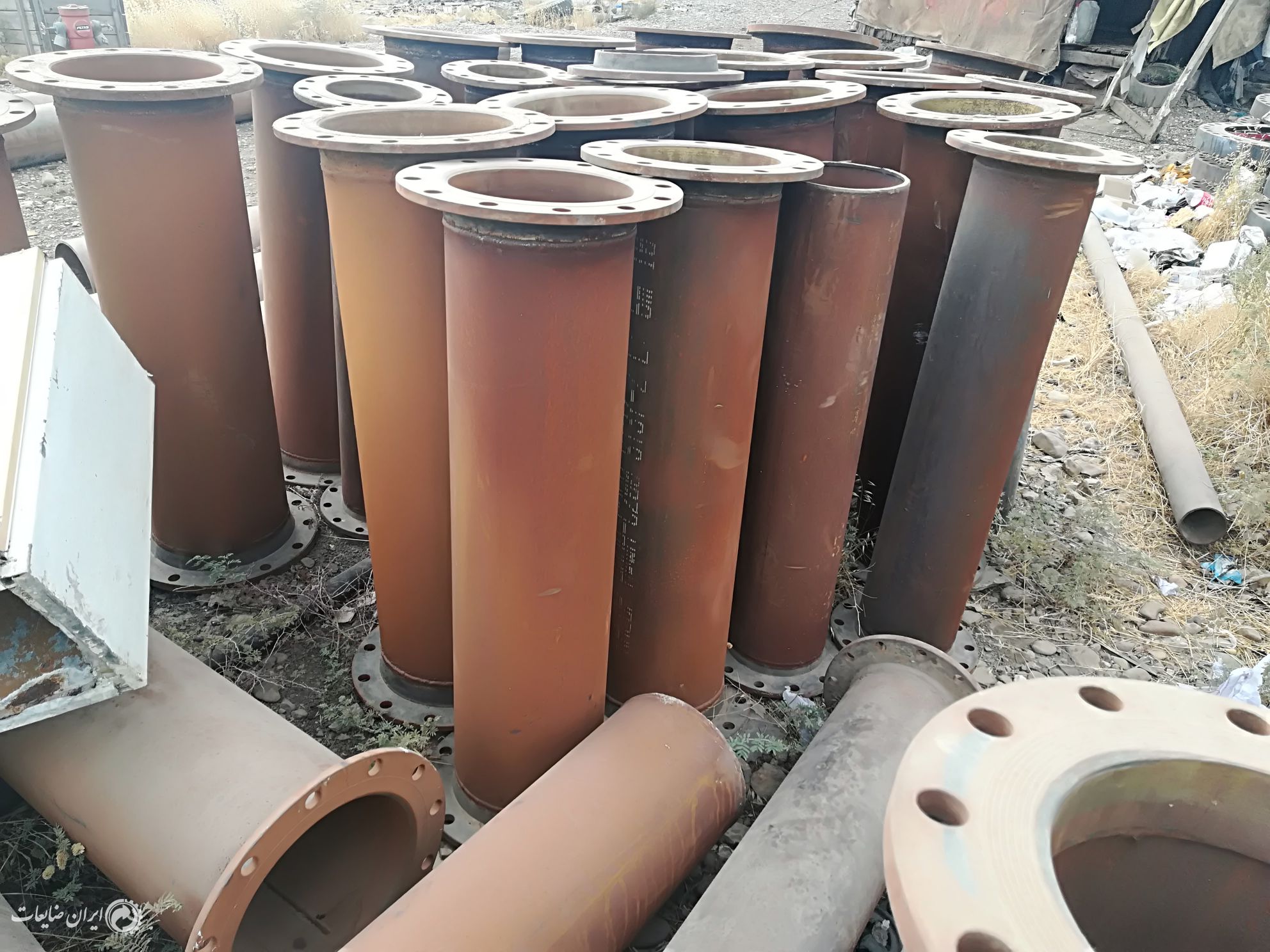 لوله1متری دو سر فلنج