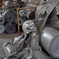 فروش ورق نرم PVC طوسی رنگ تمیز، به قیمت ضایعات