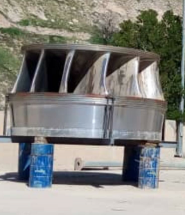 فروش چهار عدد توربین از جنس استیل