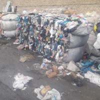فروش ضایعات نایلون رنگی پرس شده
