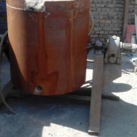 کوره دوار با بته 600 گرافیت لوچه دار