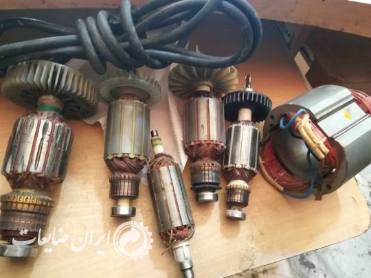 ضایعات آرمیچر و بالشتک دستگاه های الکتروموتور