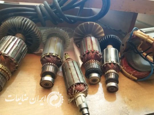 ضایعات آرمیچر و بالشتک دستگاه های الکتروموتور