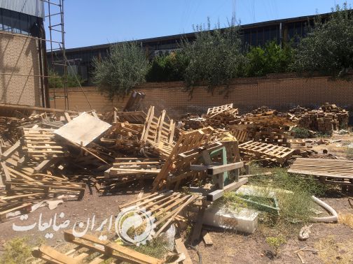 فروش ضایعات پالت چوبی