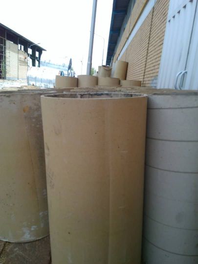 لوله مقوایی قطر 50 سانتی و طول 1و1.25 متر