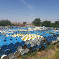 بشکه آهنی220لیتری