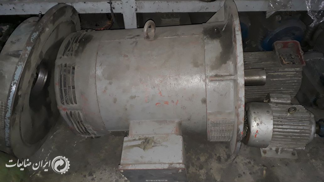 دو عددموتور 75کیلووات سیم پیچ سوخته فلنج