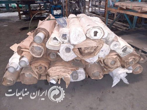 ضایعات کاغذ و دور رول استیل