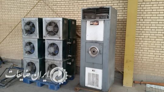 مزایده 12دستگاه فن کویل و یک دستگاه هیتر 510 مازاد
