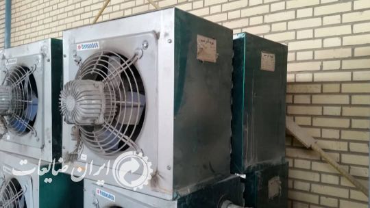 مزایده 12دستگاه فن کویل و یک دستگاه هیتر 510 مازاد