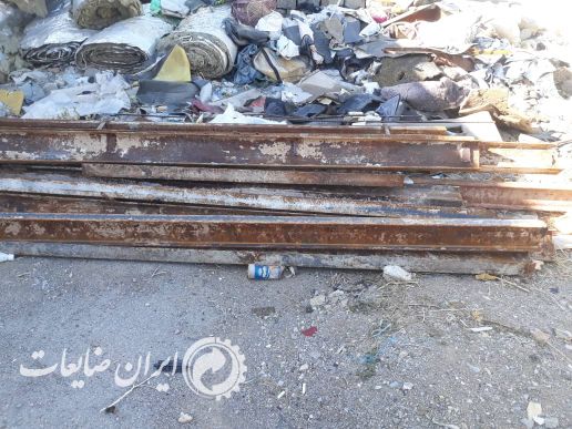 درب وپنجره دست دوم با تیر آهن
